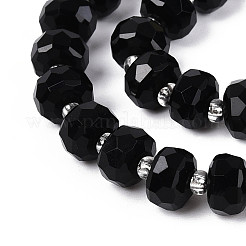 Natural Black Onyx(Dyed & Heated) Beads Strands&nbsp;G-T144-A01-02