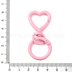 Spray Paint Alloy Swivel Clasps&nbsp;FIND-K029-01