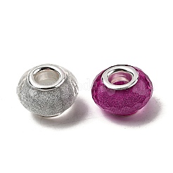 Faceted Resin European Beads&nbsp;RESI-C063-01I