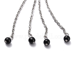 304 Stainless Steel Pendant Necklaces&nbsp;NJEW-H210-G-P