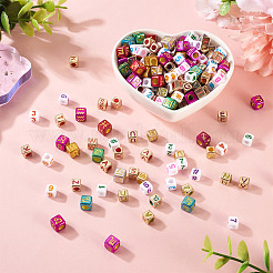 700Pcs 3 Styles Opaque Acrylic Beads&nbsp;OACR-PJ0001-01B