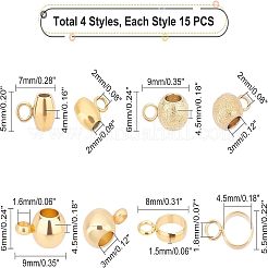 60Pcs 4 Style 304 Stainless Steel Tube Bails&nbsp;STAS-UN0034-85