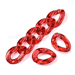 Transparent Acrylic Linking Rings&nbsp;OACR-S036-001A-J05