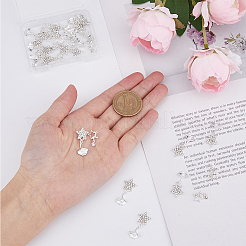 30Pcs 2 Style Alloy Rhinestone Cabochons&nbsp;MRMJ-HY0001-08