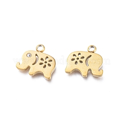 Ion Plating(IP) 304 Stainless Steel Charms&nbsp;X-STAS-L245-005G