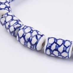 Handmade Blue and White Porcelain Beads&nbsp;PORC-G002-03