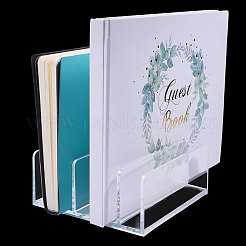 Square Acrylic Book Display Stand&nbsp;OFST-WH0004-037