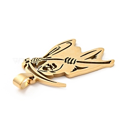 201 Stainless Steel Pendants&nbsp;STAS-E015-15G