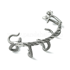 316 Surgical Stainless Steel Cuff Earrings&nbsp;EJEW-E300-16AS-03