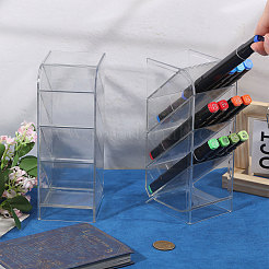 Transparent Acrylic Pen Holder&nbsp;AJEW-WH0481-469