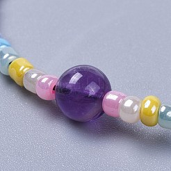 Adjustable Nylon Thread Kid Braided Beads Bracelets&nbsp;BJEW-JB04371