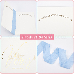 Paper Wedding Vows Card&nbsp;AJEW-WH0258-902B