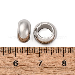 304 Stainless Steel European Beads&nbsp;STAS-P397-01B-P