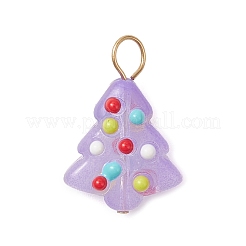 Handmade Bumpy Glass Enamel Pendants&nbsp;PALLOY-JF04469-01