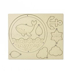 DIY Whale Wind Chime Making Kits&nbsp;DIY-A029-05