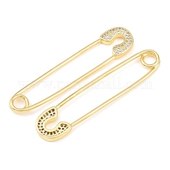 Brass Micro Pave Cubic Zirconia Big Pendants&nbsp;KK-C162-051G