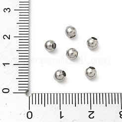 Tarnish Resistant Round 316 Surgical Stainless Steel Spacer Beads&nbsp;STAS-N032-02-4mm