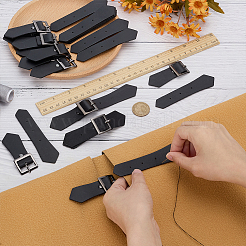 Imitation Leather Adjustable Buckles&nbsp;DIY-WH0308-801B