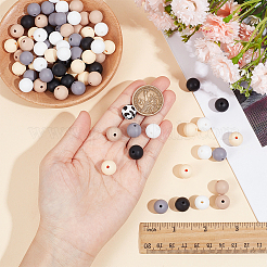 6 Style Food Grade Eco-Friendly Silicone Beads&nbsp;SIL-SC0001-63