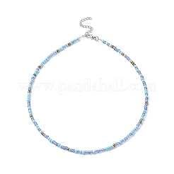 Glass Seed Beaded Two Loops Wrap Bracelet for Women&nbsp;BJEW-JB09216