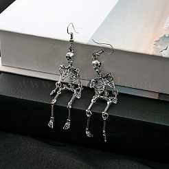 Alloy Skeleton Dangle Earrings&nbsp;FS-WGB7D7C-01