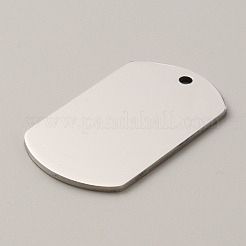 201 Stainless Steel Dog Tag Blank Pendants&nbsp;STAS-WH0044-01P
