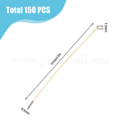 150Pcs Brass Flat Head Pins&nbsp;KK-DC0003-81