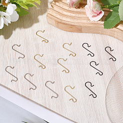 240Pcs 3 Colors Stainless Steel S-shape Hooks&nbsp;AJEW-SC0003-69