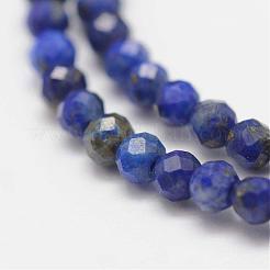 Natural Lapis Lazuli Beads Strands&nbsp;G-K182-2mm-04