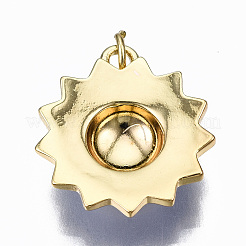 Brass Enamel Pendants&nbsp;KK-S362-016-NR
