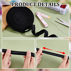 1 Roll Flat Polypropylene Non-Slip Elastic Cord&nbsp;OCOR-NB0002-57B