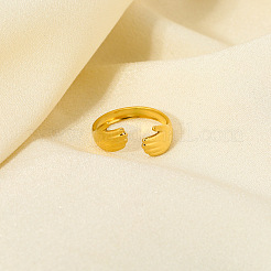 European American Prince Fashion 304 Stainless Steel Hug Couple Rings Unique Design High-end&nbsp;FU1402-1