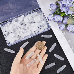 120pcs Badge Strap Clip Key Chain Connector Plastic Keychain Clip for Card Holder&nbsp;FIND-SC0007-07