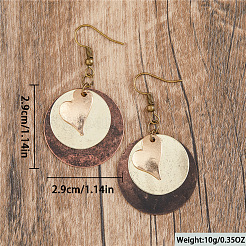 Alloy Dangle Earrings&nbsp;WG4ACD3-01