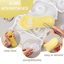 4 Style DIY Bottle Opener Making Kits&nbsp;DIY-BG0001-43