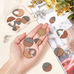DIY Dangle Earring Making Kits&nbsp;RESI-OC0001-28