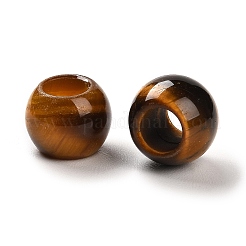 Natural Tiger Eye European Beads&nbsp;G-R488-01J