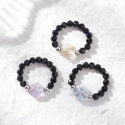 Glass Finger Rings&nbsp;RJEW-JR00948