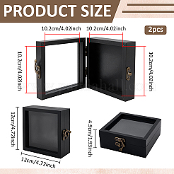 Wood Jewelry Display Cases&nbsp;CON-WH0089-223B