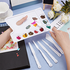 Plastic Oil Painting Scraper Knife&nbsp;AJEW-FH0001-21