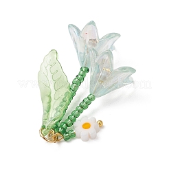 Glass Seed Beaded Pendants&nbsp;PALLOY-MZ01240