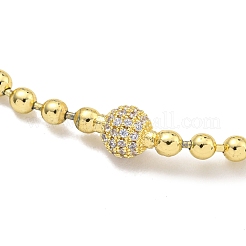 3MM Brass European Style Ball Chain Bracelets for Jewelry Making&nbsp;BJEW-G703-06G