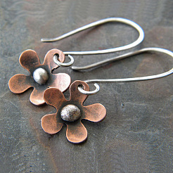Alloy Dangle Earrings&nbsp;FS-WG91D4B-01
