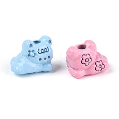 Baking Paint Alloy Beads&nbsp;X-PALLOY-T090-71