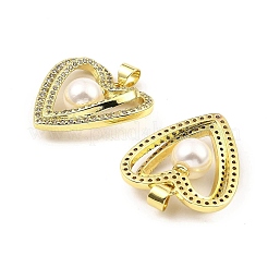 Rack Plating Real 18K Gold Plated Brass Pendants&nbsp;KK-B077-11G