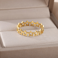 201 Stainless Steel Finger Rings for Women&nbsp;WG37A77-01