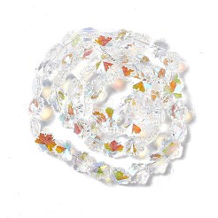 Faceted Glass Beads Strands&nbsp;EGLA-E030-01A
