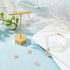 Brass Enamel Pendants&nbsp;KK-HY0001-40