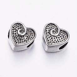 304 Stainless Steel European Beads&nbsp;STAS-E131-03AS