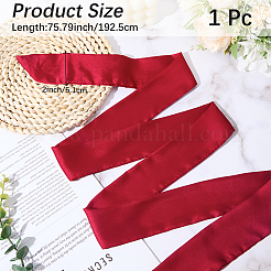 Long Polyester Silk Scarf for Women Girls&nbsp;AJEW-WH20022-48C